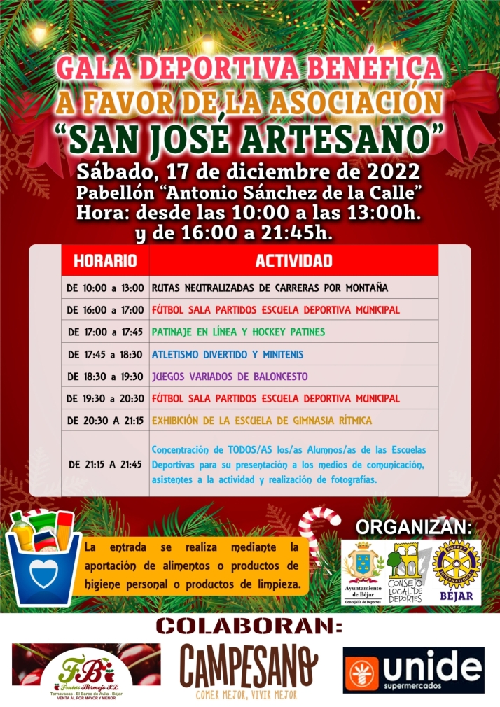 La solidaridad y el deporte se unen en B&eacute;jar para una nueva gala deportiva | Imagen 1