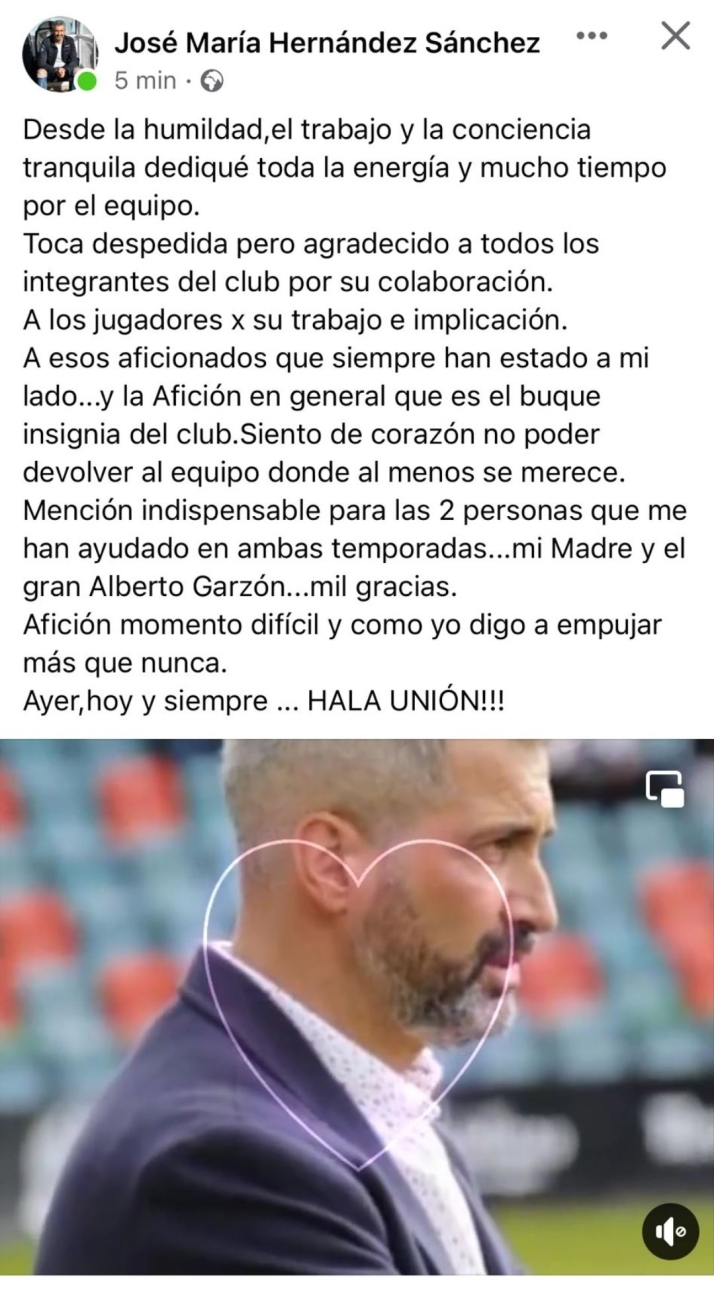 Mar&iacute;a Hern&aacute;ndez deja de ser el entrenador del Salamanca UDS | Imagen 1