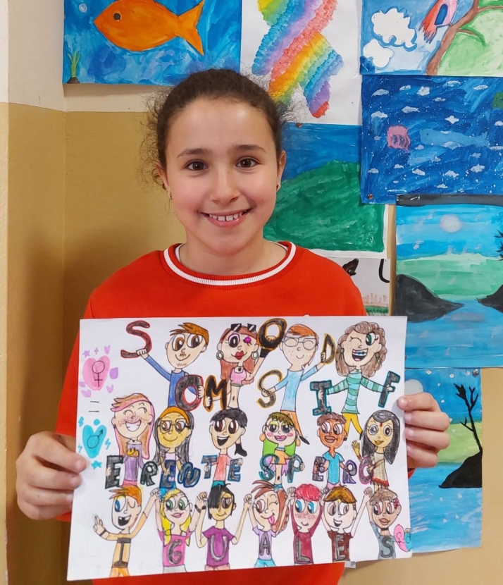 Una salmantina, premiada en el concurso regional de dibujo sobre el 8M | Imagen 1