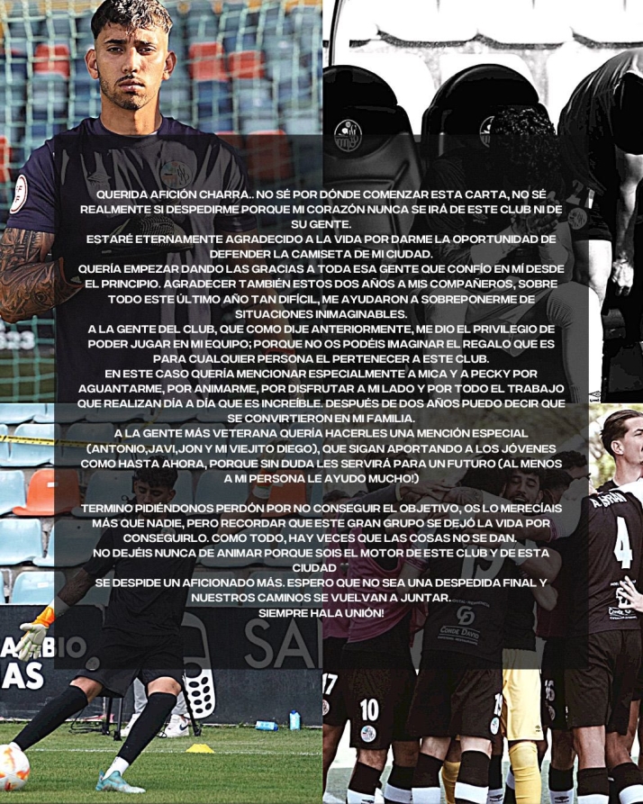 Mike se despide del Salamanca CF UDS: "Espero que nuestros caminos se vuelvan a juntar" | Imagen 1