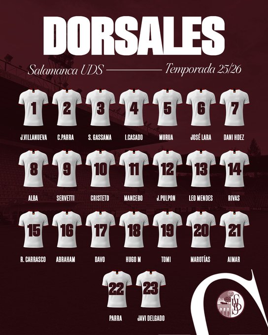 El Salamanca UDS se prepara para una 25/26 llena de novedades: sin Helm&aacute;ntico a&uacute;n, rivales, calendario, plantilla, dorsales... y mucho m&aacute;s | Imagen 1