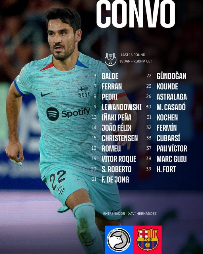 Lewandowski, Pedri, De Jong, Kound&eacute;... el Bar&ccedil;a viene 'con todo' a Salamanca para frenar a Unionistas  | Imagen 1