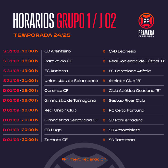 Estos son los horarios de las dos primeras jornadas para Unionistas: el debut en el Reina Sof&iacute;a ser&aacute; nocturno | Imagen 2