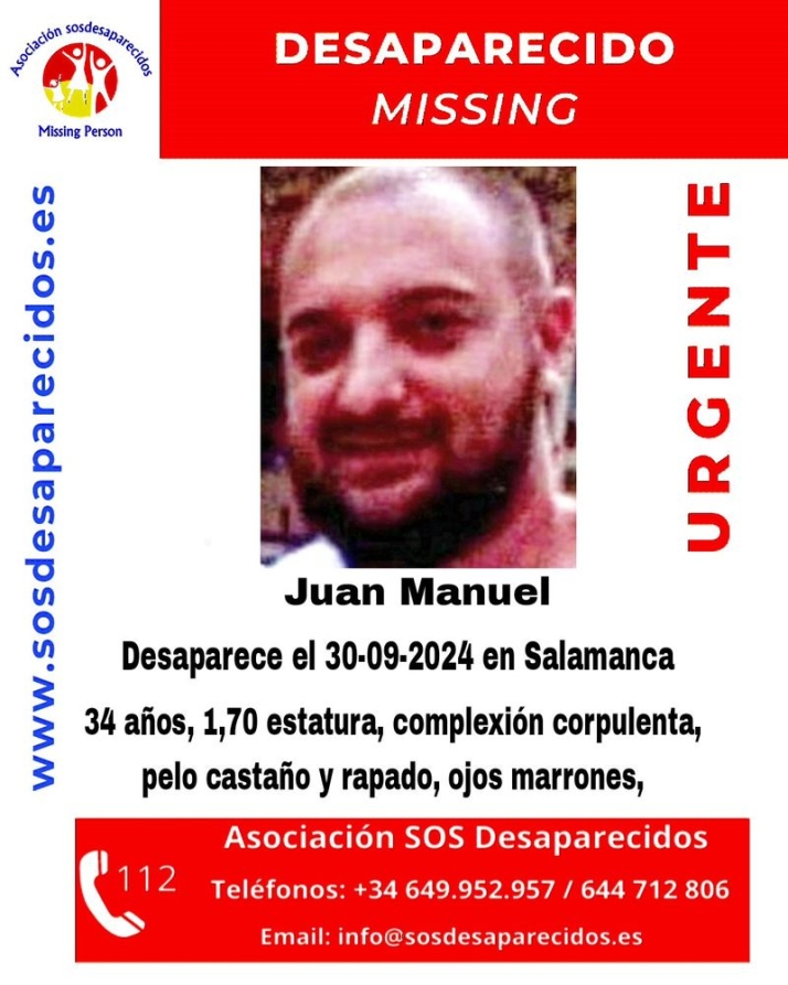 Piden ayuda para localizar a este hombre desaparecido en Salamanca | Imagen 1