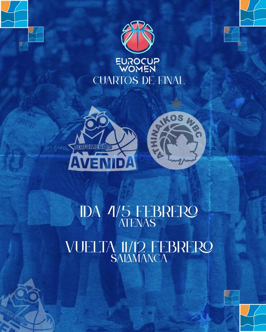 El Athinaikos griego, rival del Perfumer&iacute;as Avenida en cuartos de Eurocup con la vuelta en Salamanca | Imagen 1