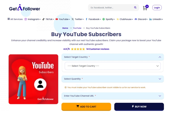 3 mejores sitios para comprar suscriptores de YouTube (reales y activos)  | Imagen 3