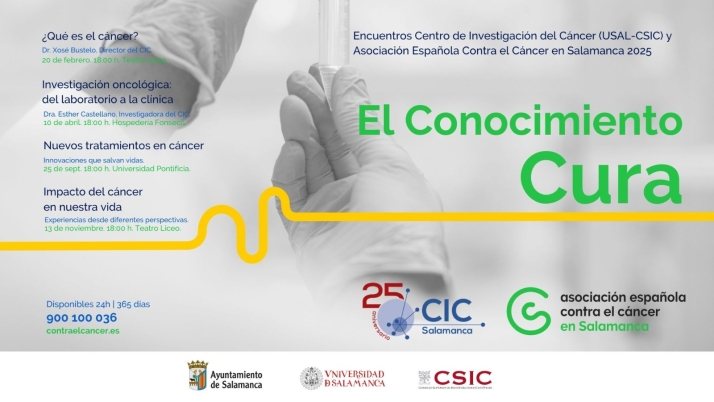 El conocimiento cura: charlas gratuitas en Salamanca sobre el c&aacute;ncer  | Imagen 1