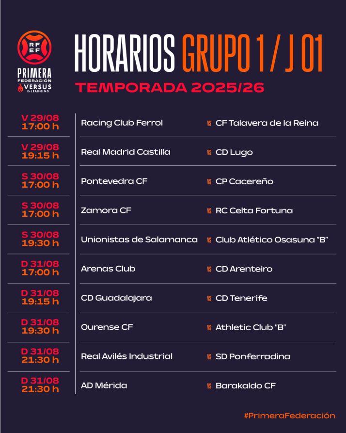 Unionistas ya tiene horario para el debut en Liga y en el Reina Sof&iacute;a contra el filial de Osasuna | Imagen 1