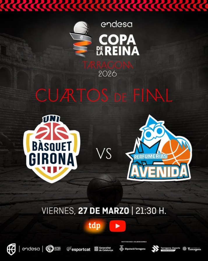 TELEVISI&Oacute;N | As&iacute; hemos vivido el Perfumer&iacute;as Avenida - Uni Girona de cuartos de final de Copa de la Reina | Imagen 1