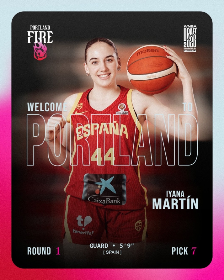VÍDEO | La jugadora del Perfumerías Avenida Iyana Martín, elegida número siete en el draft de la WNBA | Imagen 1