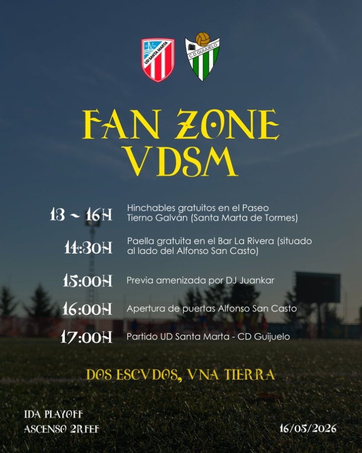 El San Casto, ya lleno para el Santa Marta - CD Guijuelo de la primera ronda del playoff | Imagen 1