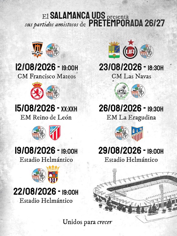El Salamanca UDS de Muniain comenzar&aacute; la pretemporada el 27 de julio y ya se conocen sus amistosos | Imagen 1