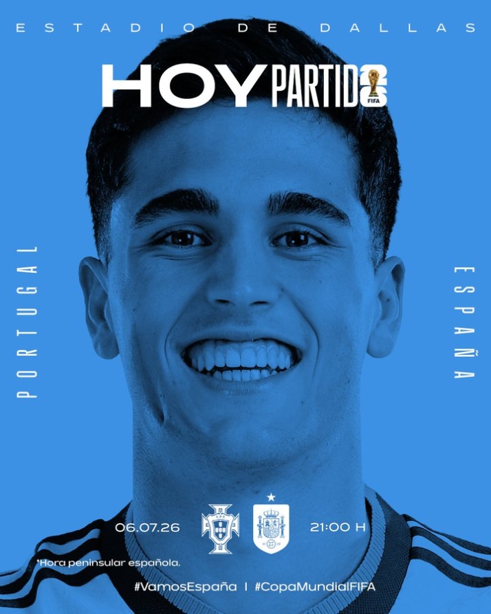 TELEVISI&Oacute;N | Sigue en directo el Portugal - Espa&ntilde;a de octavos de final del Mundial 2026 | Imagen 1