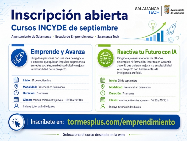 Formación gratuita en IA y emprendimiento en Salamanca | Imagen 1