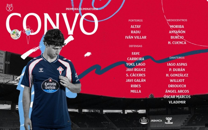 Iago Aspas lidera la convocatoria del Celta para medirse al Salamanca UDS en el Helmántico | Imagen 1