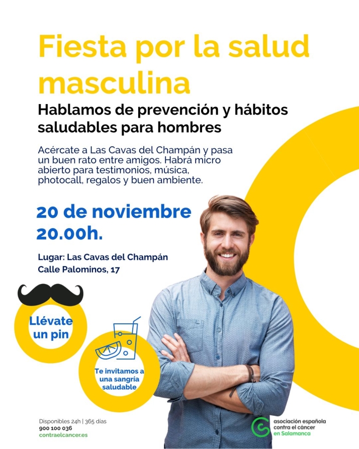 La Asociaci&oacute;n Contra el C&aacute;ncer organiza una 'Fiesta por la salud masculina' en Salamanca | Imagen 1