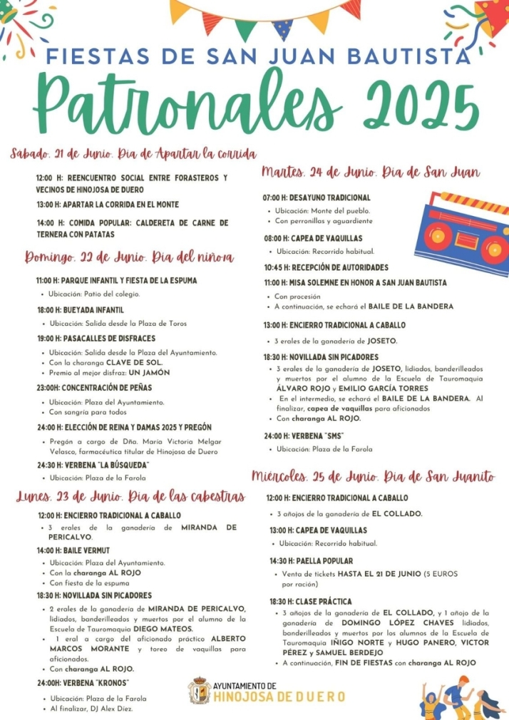 Hinojosa de Duero calienta motores para sus Fiestas de San Juan: cinco d&iacute;as de tradici&oacute;n y fervor popular | Imagen 1