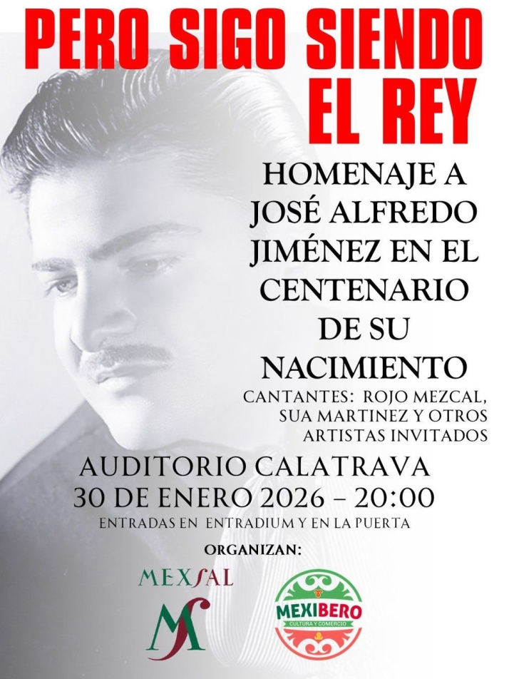 MexSal rinde homenaje a Jos&eacute; Alfredo Jim&eacute;nez en Salamanca con el concierto 'Pero sigo siendo el rey' | Imagen 1