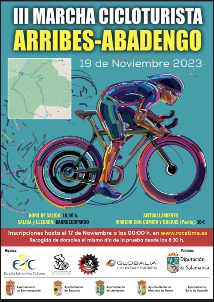 Las Arribes y El Abadengo vivir&aacute;n el domingo su III Marcha Cicloturista | Imagen 1