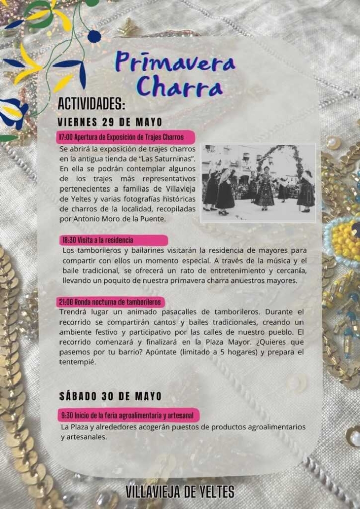 De la feria artesanal a 'La Boda Charra': as&iacute; ser&aacute; la Primavera Charra en Villavieja | Imagen 1