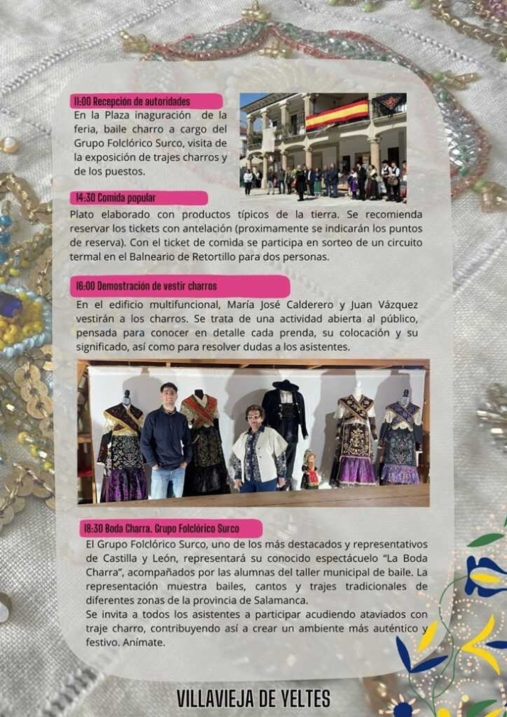 De la feria artesanal a 'La Boda Charra': as&iacute; ser&aacute; la Primavera Charra en Villavieja | Imagen 2