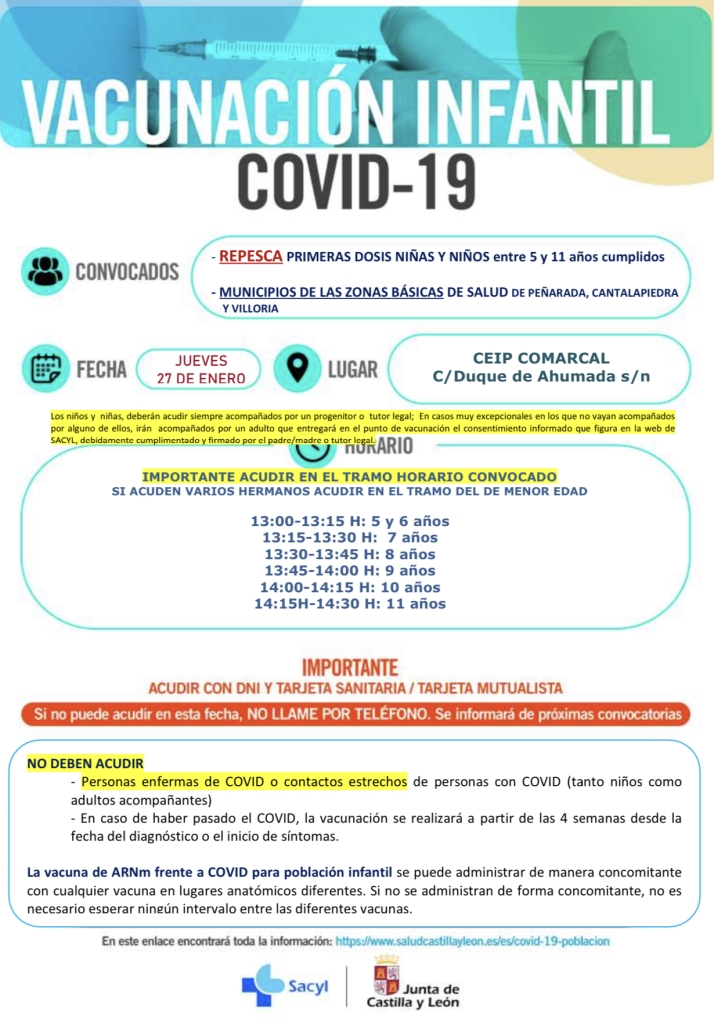 Terceras dosis para los nacidos de 1973 a 1982 y repesca infantil, protagonistas de la vacunaci&oacute;n la pr&oacute;xima semana | Imagen 2