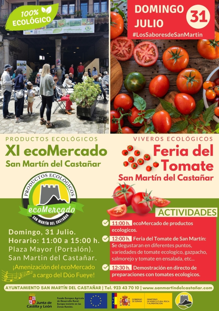 San Mart&iacute;n del Casta&ntilde;ar &uacute;ltima los detalles del pr&oacute;ximo Ecomercado | Imagen 1