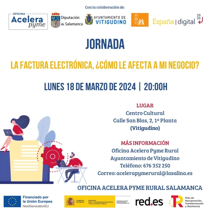 Los empresarios de Vitigudino y comarca tienen una cita para conocer todo sobre la factura electr&oacute;nica  | Imagen 1