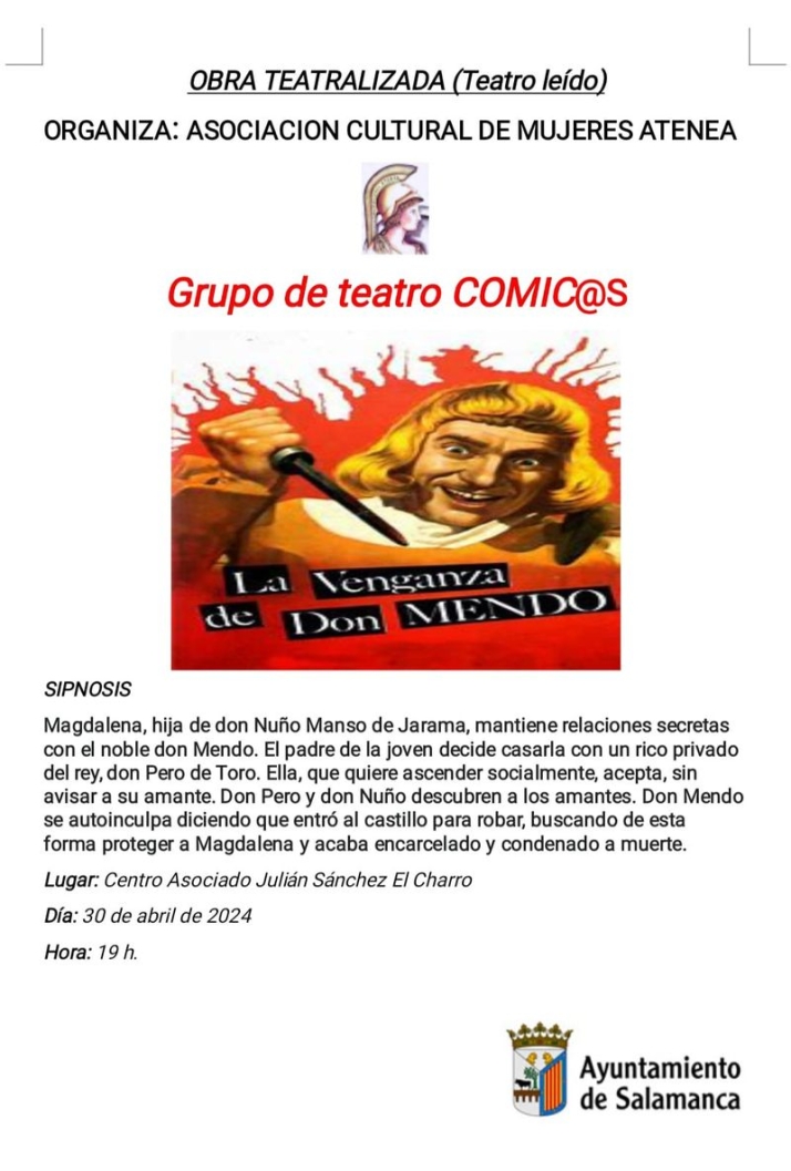 Lectura dramatizada de "La venganza de Don Mendo" | Imagen 1