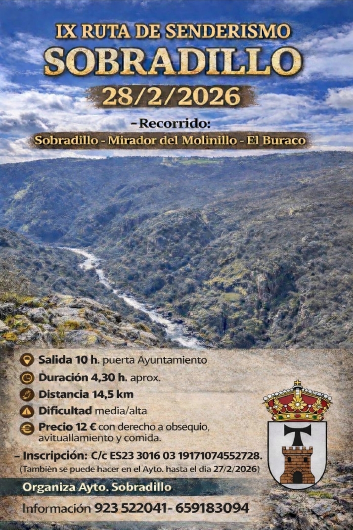 &Uacute;ltimas horas para inscribirse en la IX Ruta de Senderismo de Sobradillo | Imagen 1