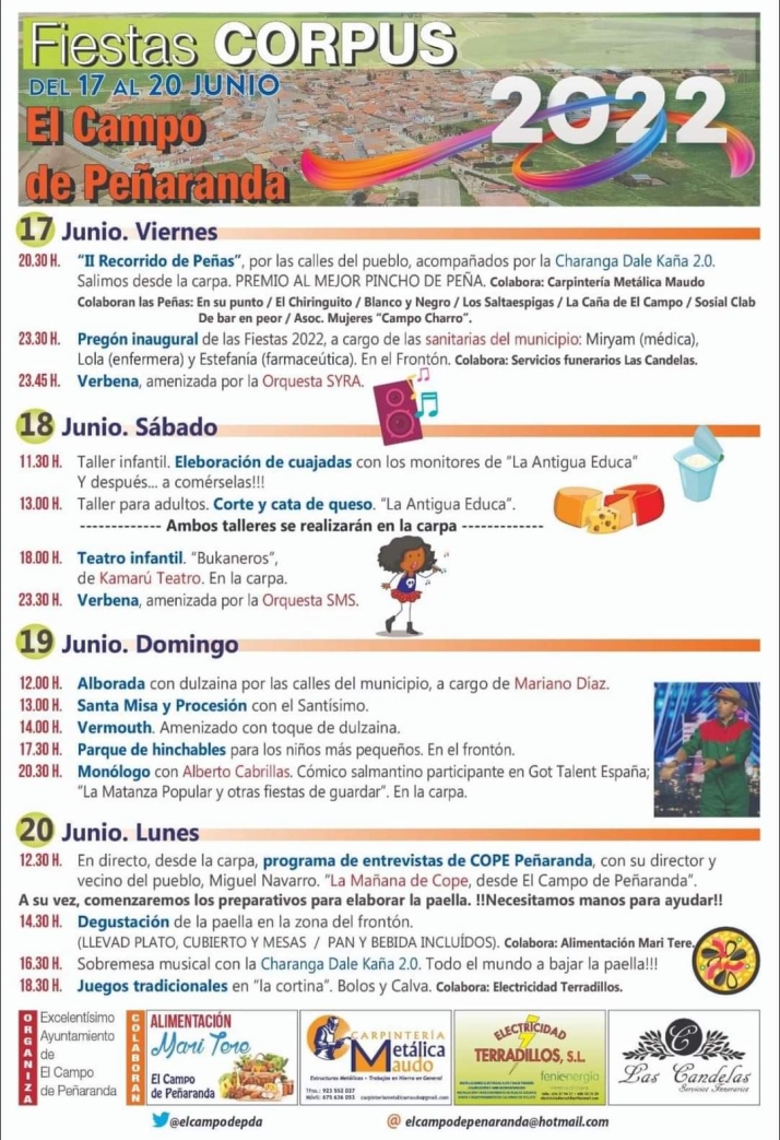 Campo de Pe&ntilde;aranda calienta motores para la esperada vuelta de sus hist&oacute;ricas fiestas del Corpus | Imagen 1