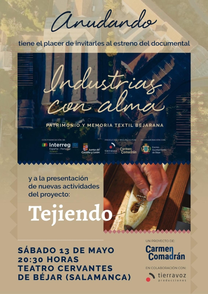 Carmen Comadr&aacute;n presenta su trabajo audiovisual sobre el textil bejarano | Imagen 1