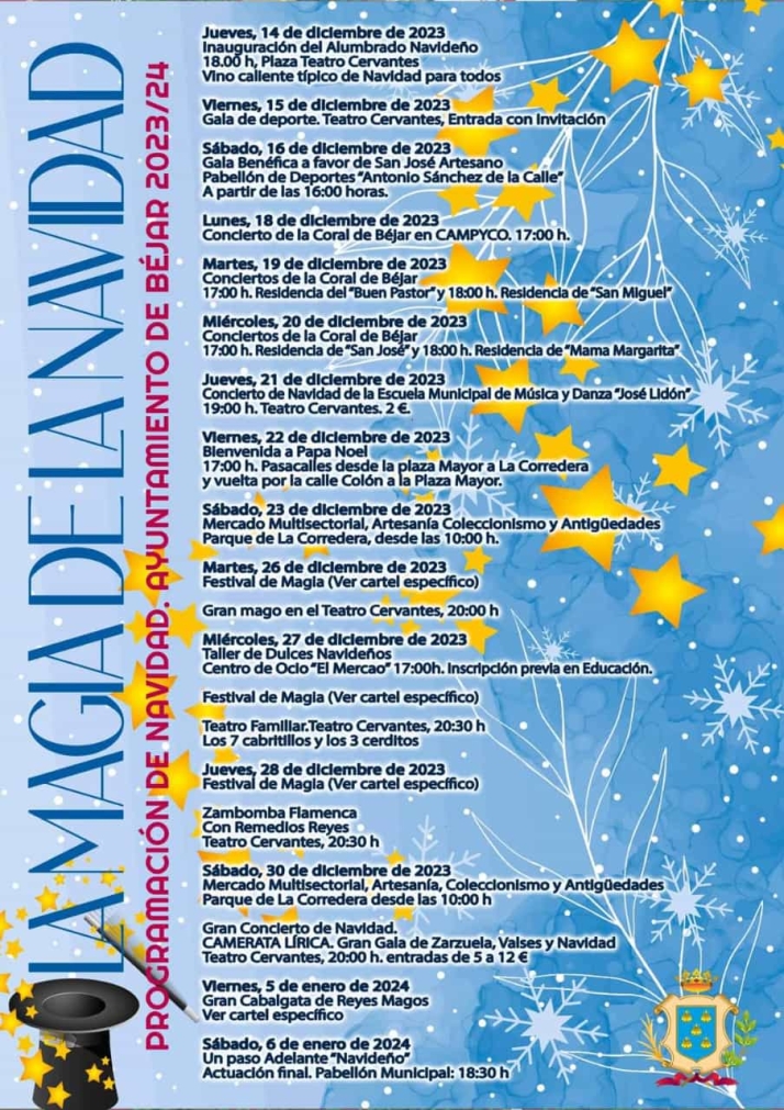 Intensa programaci&oacute;n cultural para la Navidad en B&eacute;jar | Imagen 1