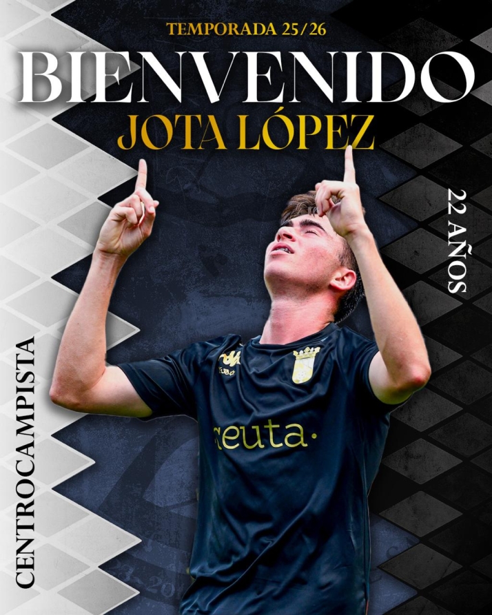 Jota L&oacute;pez, un 'box to box' con ADN de ascenso para el centro del campo de Unionistas | Imagen 1