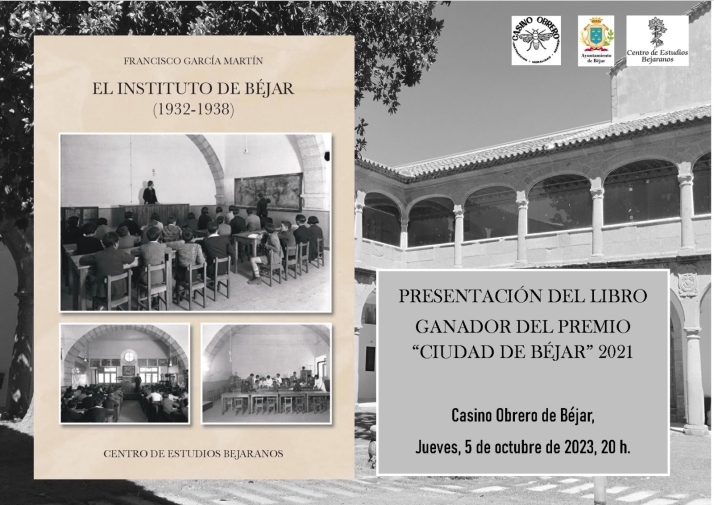 Presentaci&oacute;n del trabajo de Francisco Garc&iacute;a sobre el instituto de B&eacute;jar | Imagen 1
