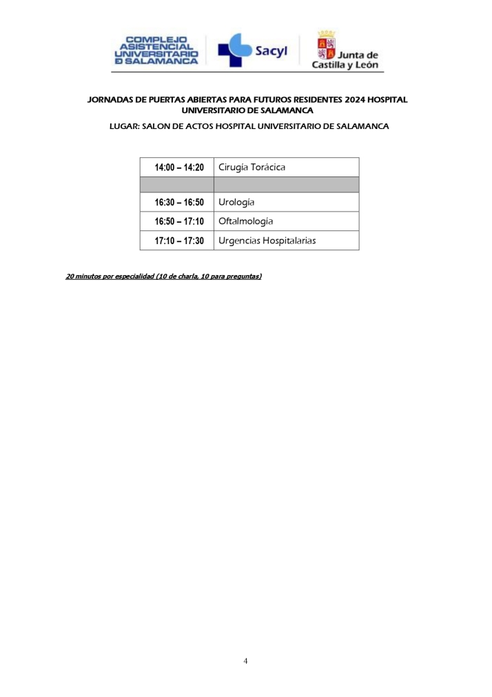 El Hospital Universitario de Salamanca abre sus puertas a los futuros residentes | Imagen 5