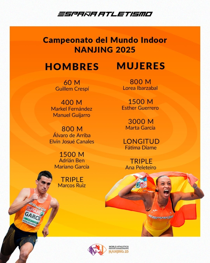 &Aacute;lvaro de Arriba, convocado por Espa&ntilde;a para el Mundial indoor de Nanjing en China | Imagen 1