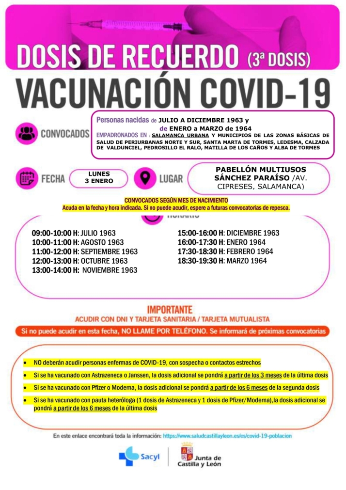Vacunaciones en el Multiusos S&aacute;nchez Para&iacute;so para los nacidos entre 1962 y 1964 | Imagen 3