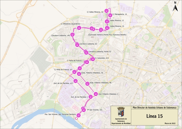 Salamanca contar&aacute; con una nueva l&iacute;nea de bus urbano para acercar Capuchinos, Barrio Blanco y Pizarrales al hospital y al campus | Imagen 1