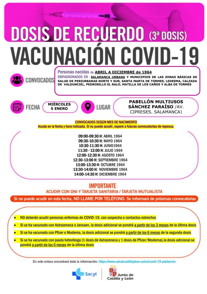 Vacunaciones en el Multiusos S&aacute;nchez Para&iacute;so para los nacidos entre 1962 y 1964 | Imagen 4