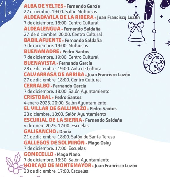 Espect&aacute;culos de magia gratuitos en 35 municipios de Salamanca | Imagen 1