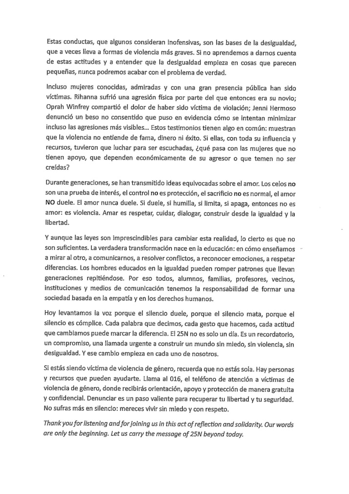 Un '&Aacute;rbol de los Deseos' simboliza el compromiso de Lumbrales por un futuro sin violencia machista | Imagen 2