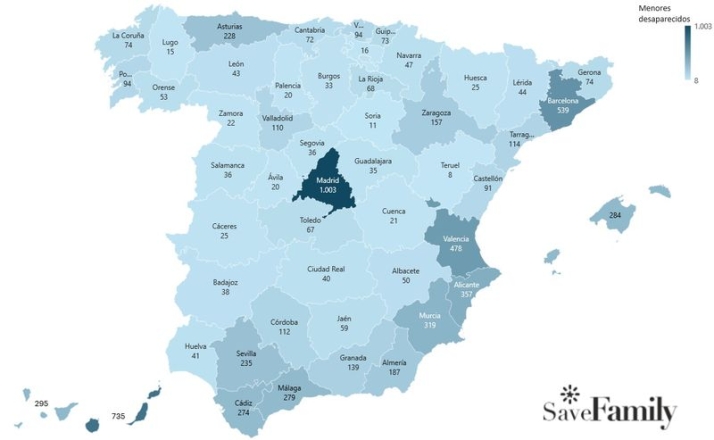 Desaparecen 36 ni&ntilde;os en Salamanca en el &uacute;ltimo a&ntilde;o | Imagen 1