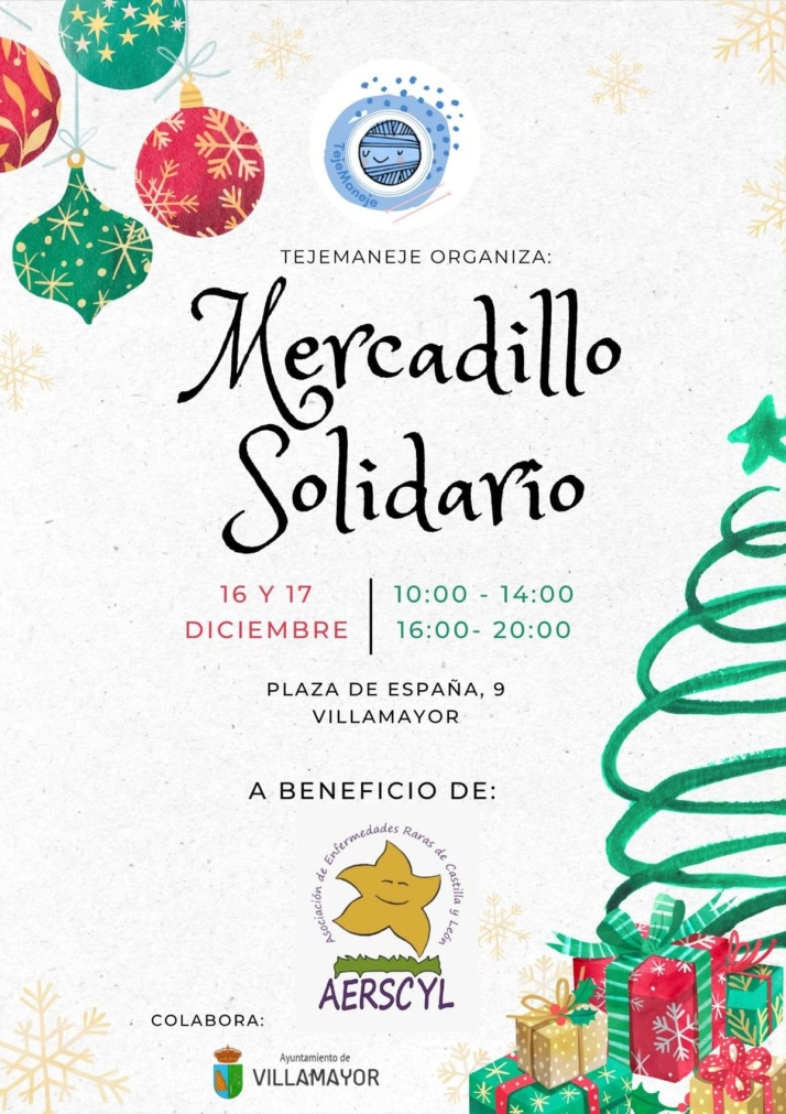 Tejemaneje organiza en Villamayor un mercadillo a favor de las enfermedades raras | Imagen 1
