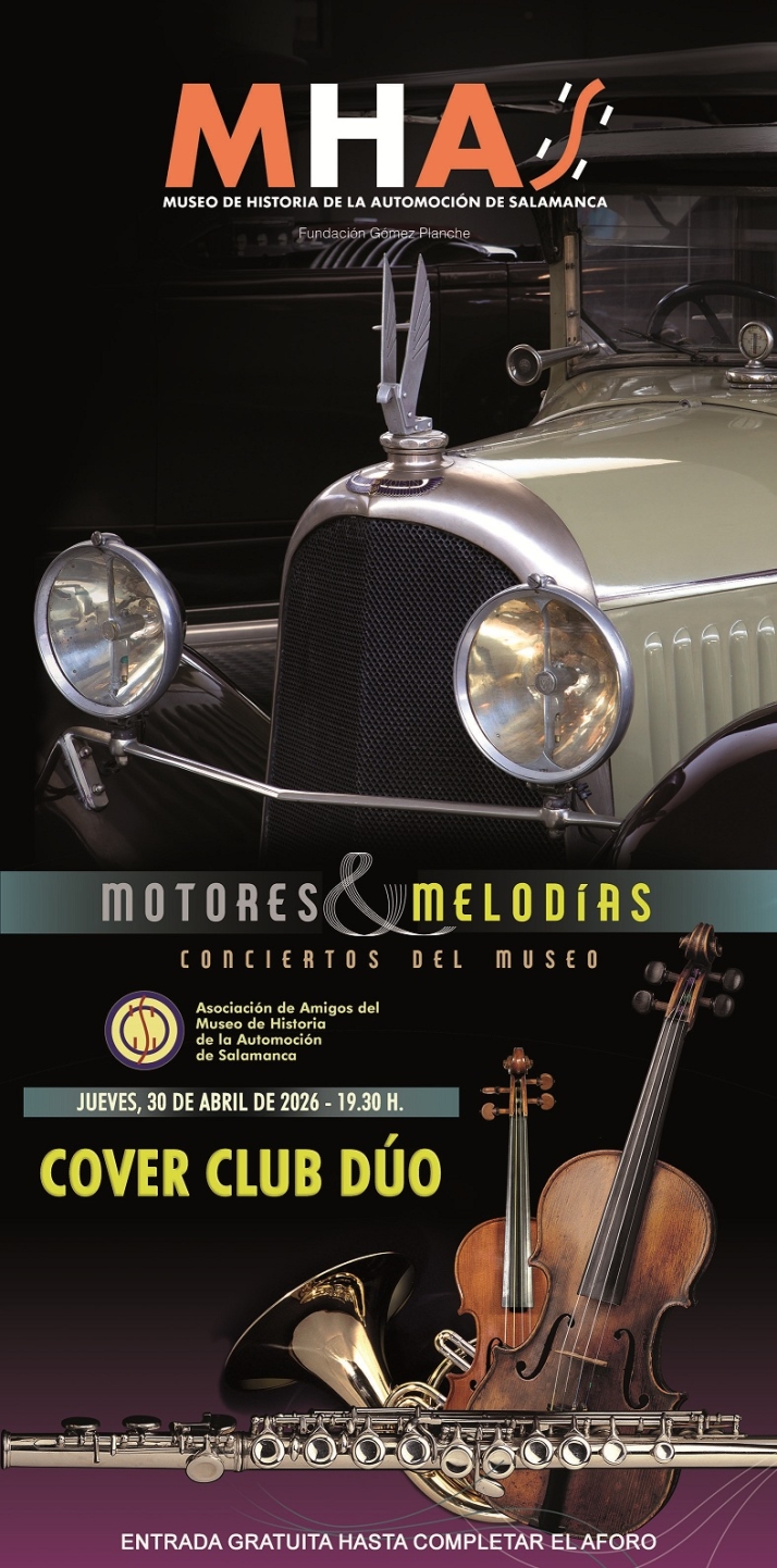 Entrada libre para el concierto del d&uacute;o Cover Club en el Museo de Automoci&oacute;n | Imagen 1