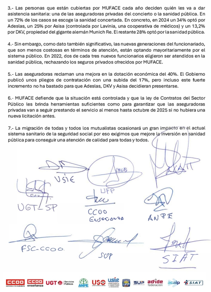 Reclaman en Salamanca "una soluci&oacute;n ya" a la asistencia sanitaria de los empleados p&uacute;blicos (Fotos y V&iacute;deo) | Imagen 2