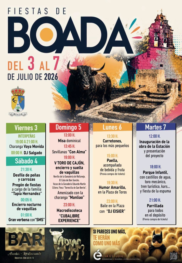 Boada calienta motores para sus fiestas con la mirada puesta en su histórica estación del tren y el muelle | Imagen 1