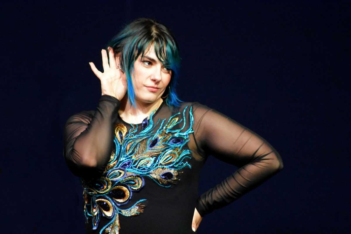 Victoria Mesonero (No Cantes Victoria) en la Feria del Libro de Salamanca