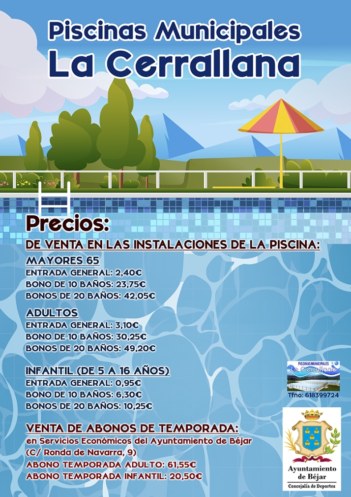 B&eacute;jar inaugura su temporada de piscina este lunes | Imagen 1
