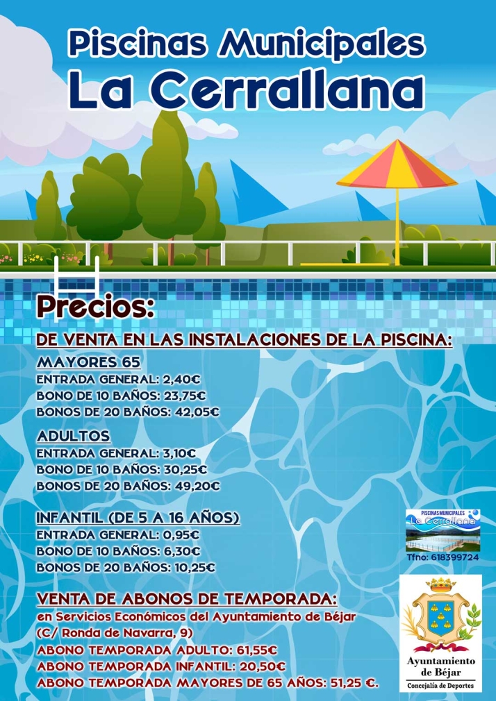 B&eacute;jar abre la temporada de la piscina este viernes | Imagen 1